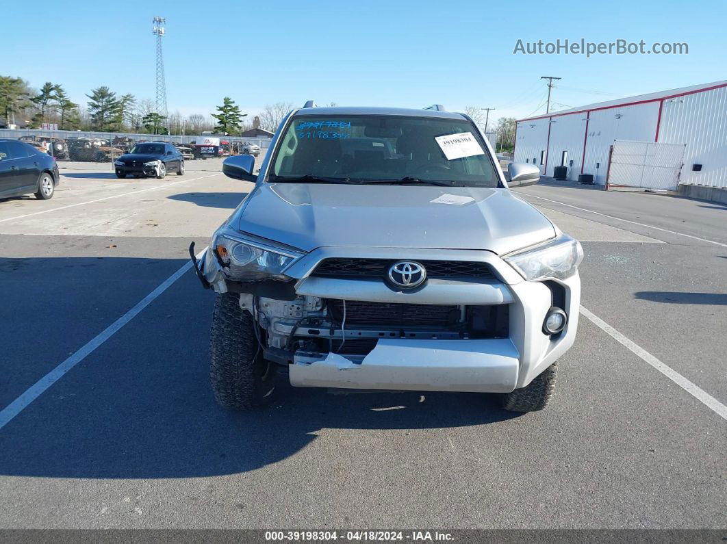 2014 Toyota 4runner Sr5 Silver vin: JTEBU5JR3E5171211