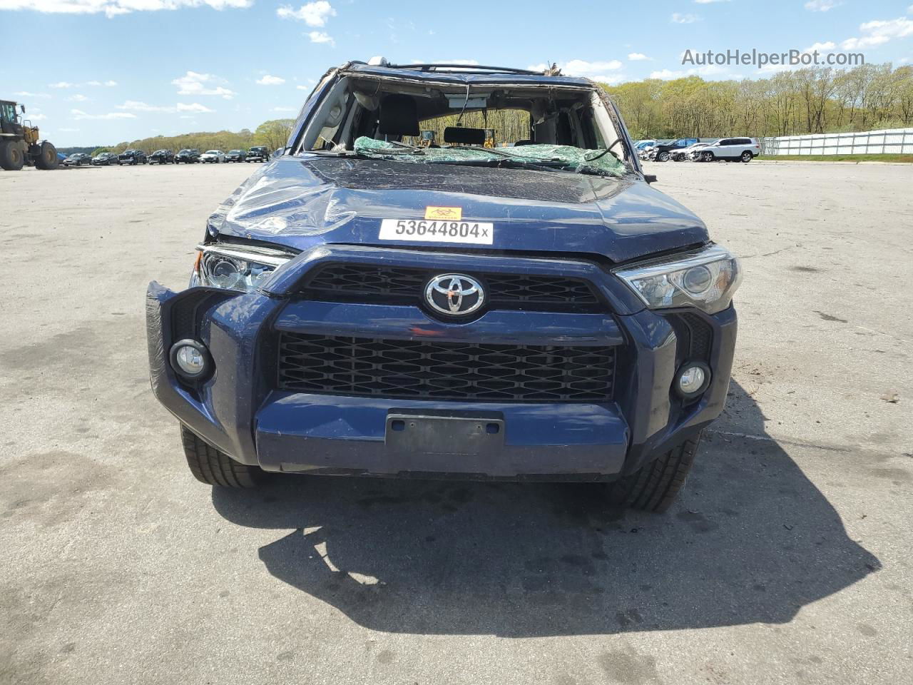 2014 Toyota 4runner Sr5 Blue vin: JTEBU5JR3E5188784