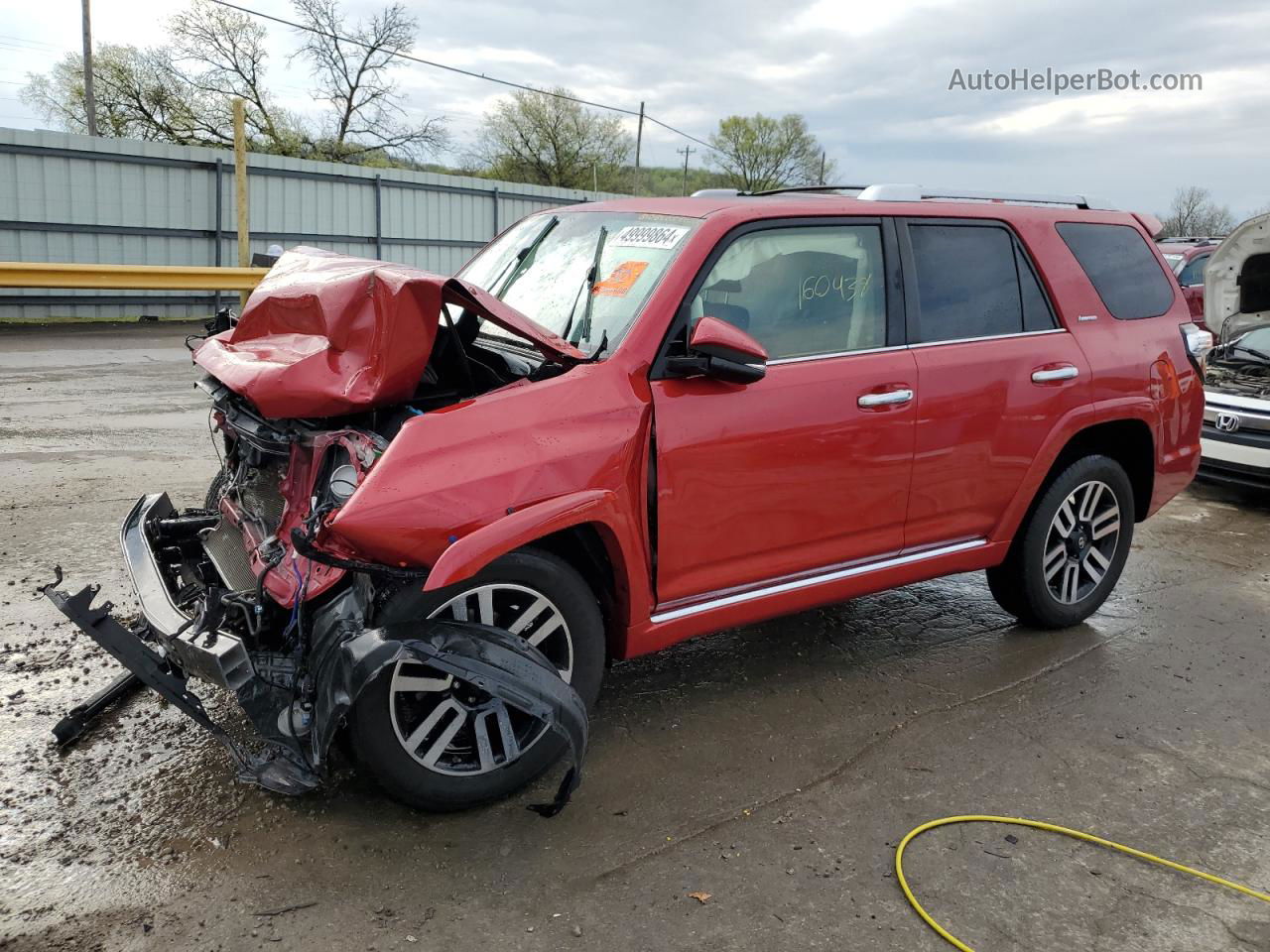 2014 Toyota 4runner Sr5 Темно-бордовый vin: JTEBU5JR3E5202019