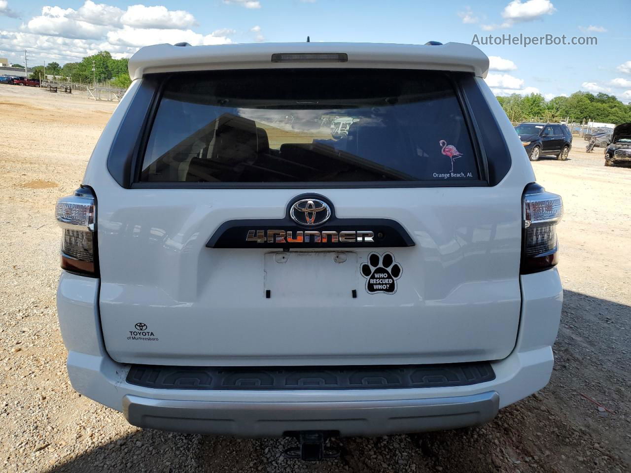 2017 Toyota 4runner Sr5/sr5 Premium White vin: JTEBU5JR3H5420983