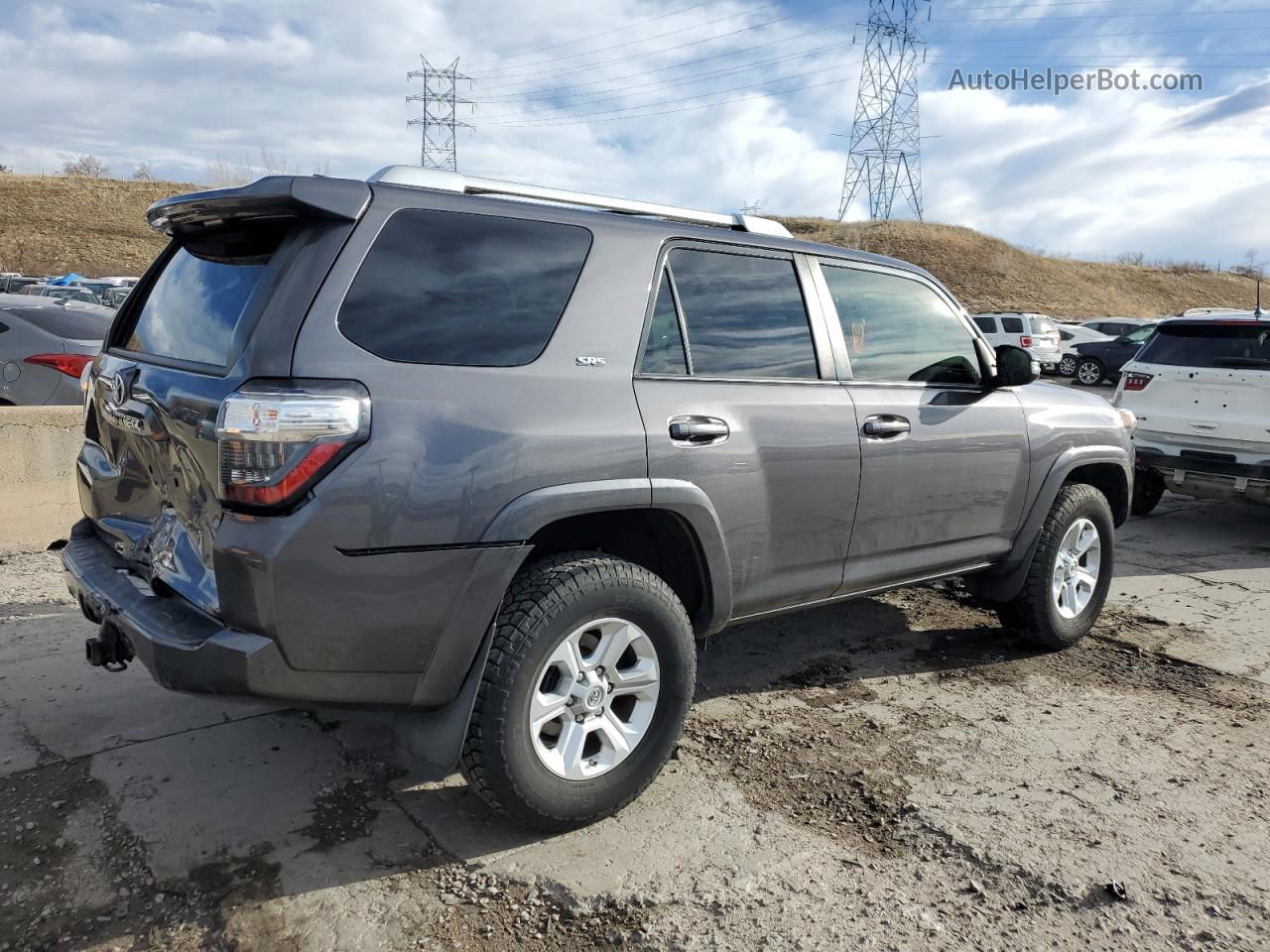 2017 Toyota 4runner Sr5/sr5 Premium Gray vin: JTEBU5JR3H5436018