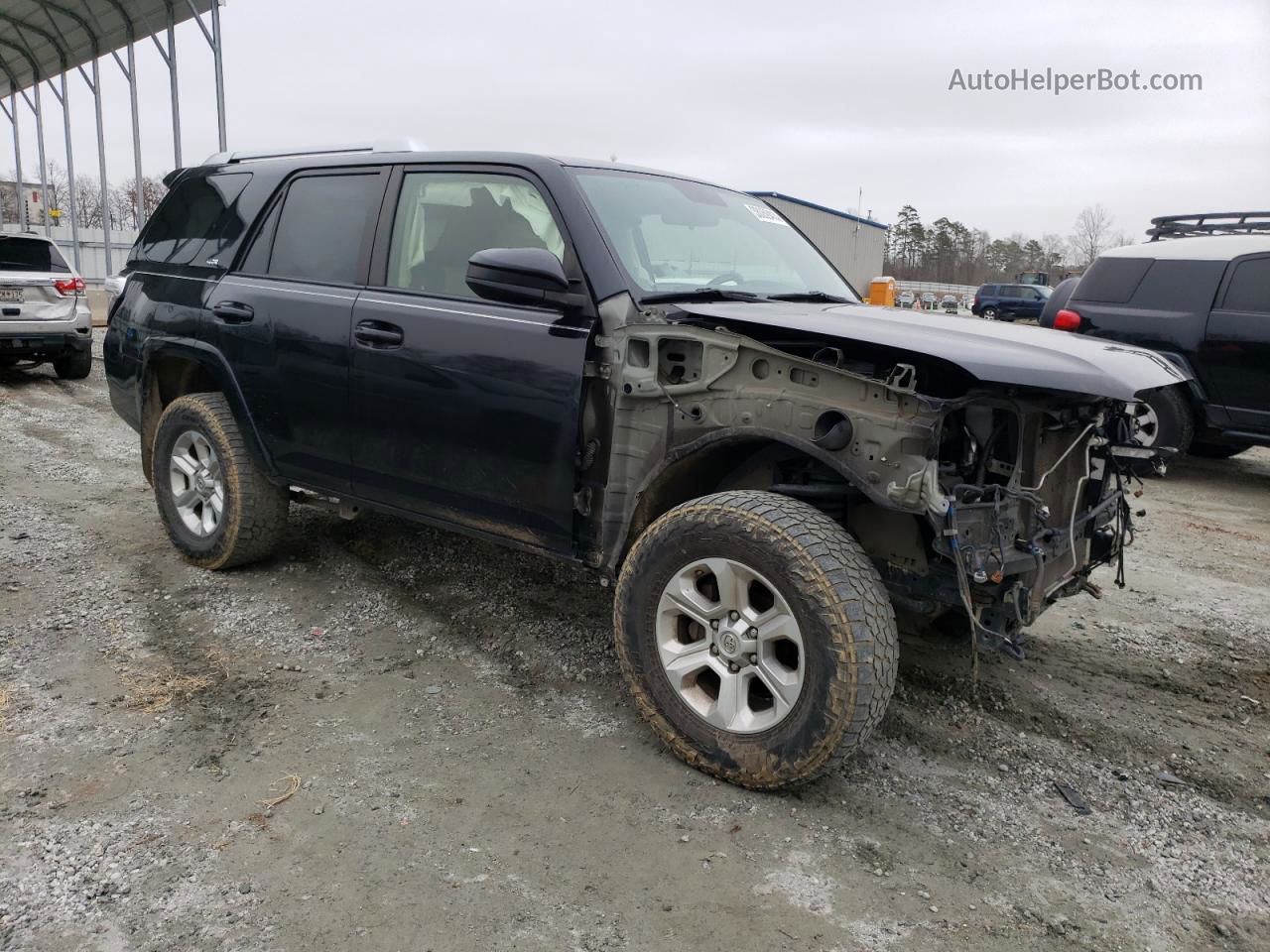 2017 Toyota 4runner Sr5/sr5 Premium Black vin: JTEBU5JR3H5445267