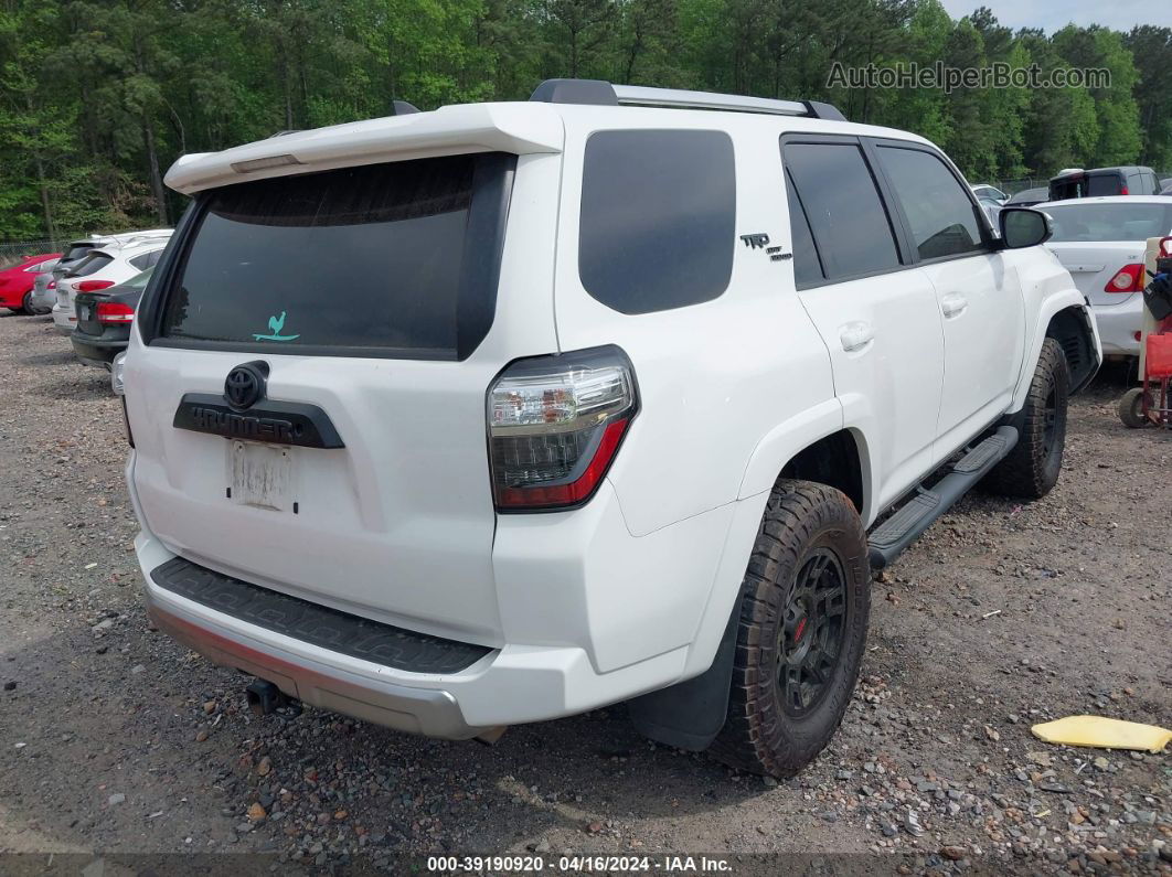 2017 Toyota 4runner Trd Off Road Premium White vin: JTEBU5JR3H5450985