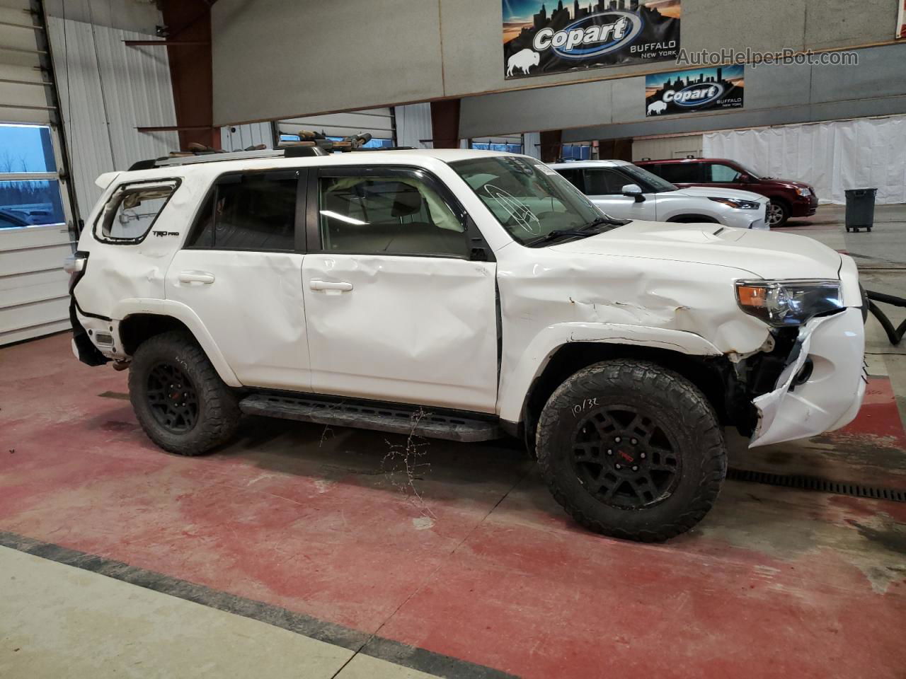 2017 Toyota 4runner Sr5/sr5 Premium Белый vin: JTEBU5JR3H5456897