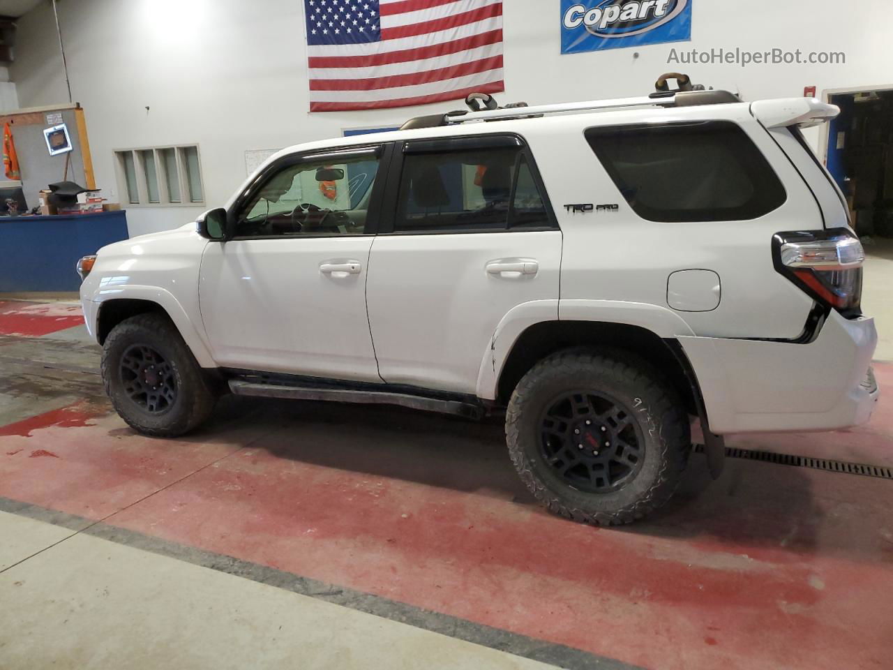 2017 Toyota 4runner Sr5/sr5 Premium Белый vin: JTEBU5JR3H5456897