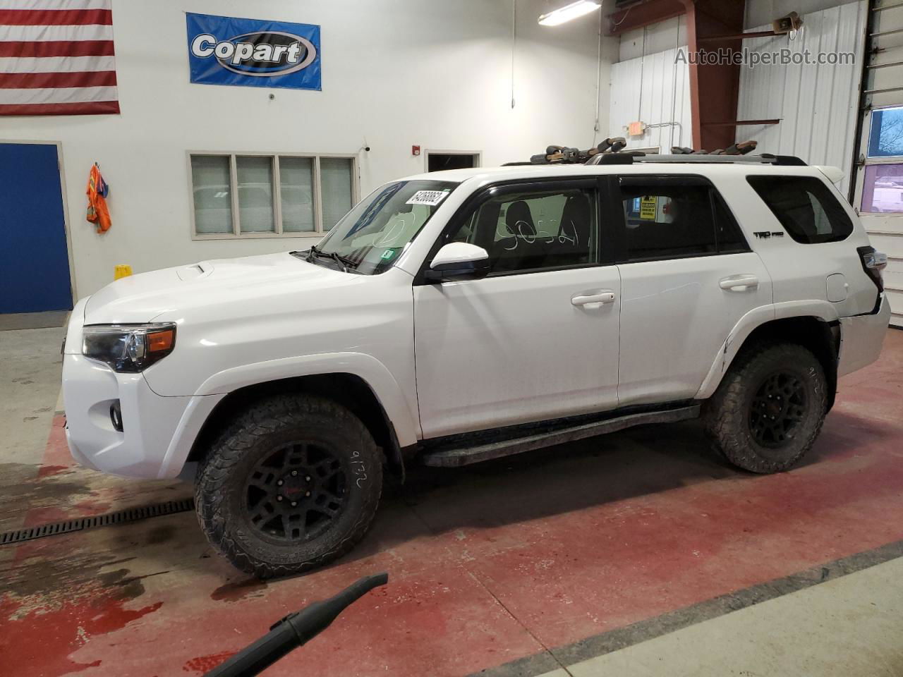 2017 Toyota 4runner Sr5/sr5 Premium White vin: JTEBU5JR3H5456897