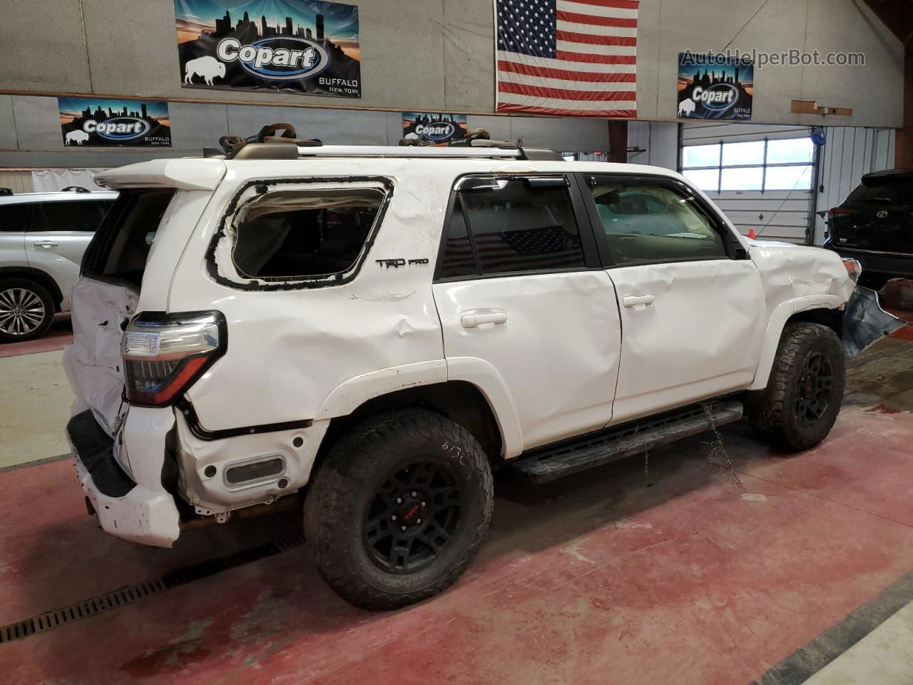 2017 Toyota 4runner Sr5/sr5 Premium White vin: JTEBU5JR3H5456897