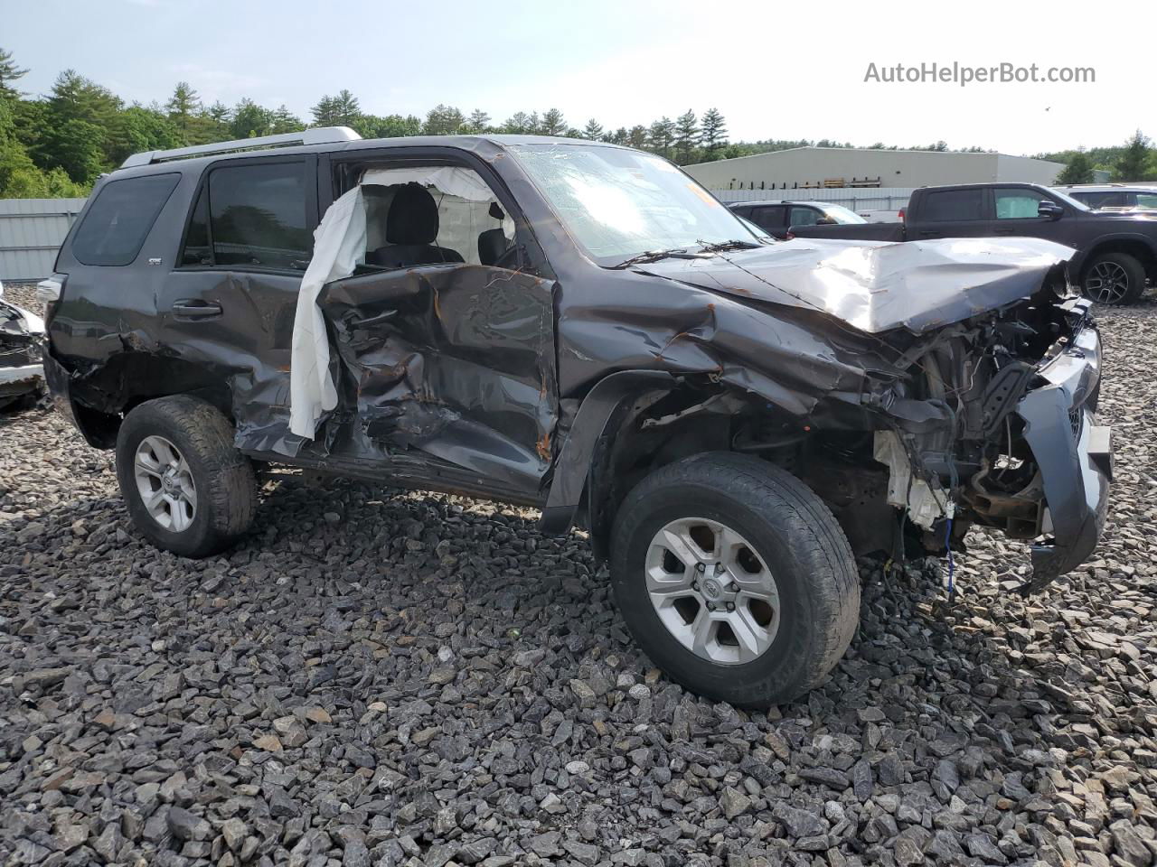 2014 Toyota 4runner Sr5 Gray vin: JTEBU5JR4E5155423