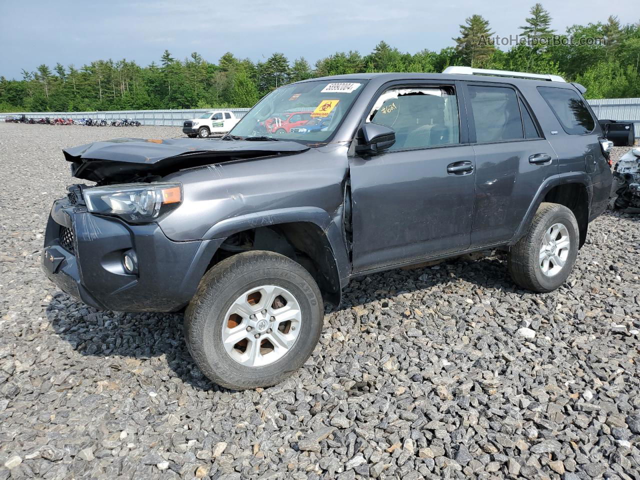 2014 Toyota 4runner Sr5 Gray vin: JTEBU5JR4E5155423