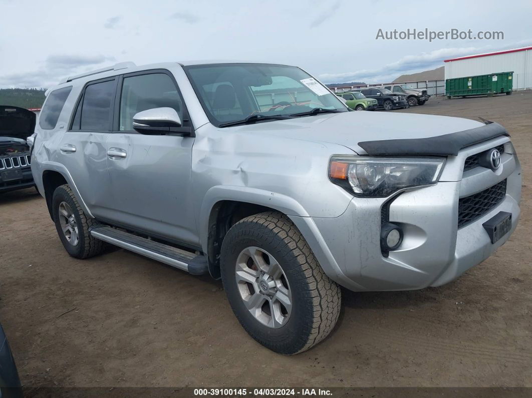 2014 Toyota 4runner Sr5 Premium Silver vin: JTEBU5JR4E5167314