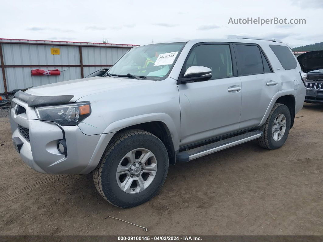 2014 Toyota 4runner Sr5 Premium Silver vin: JTEBU5JR4E5167314