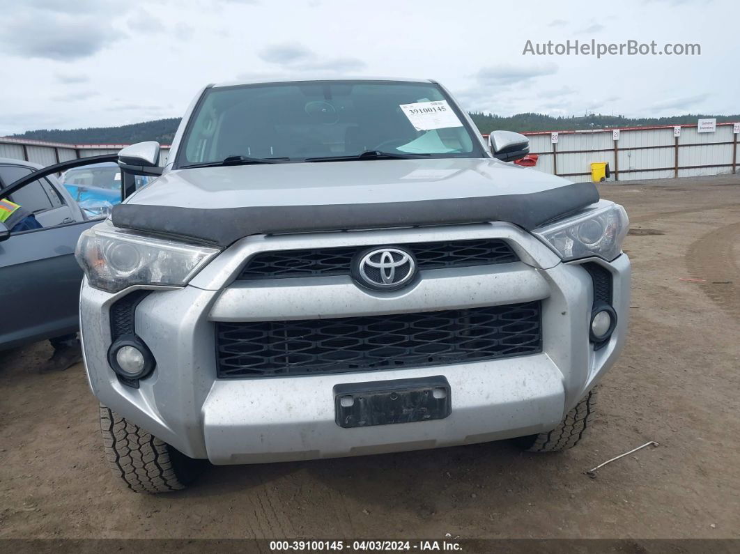 2014 Toyota 4runner Sr5 Premium Silver vin: JTEBU5JR4E5167314