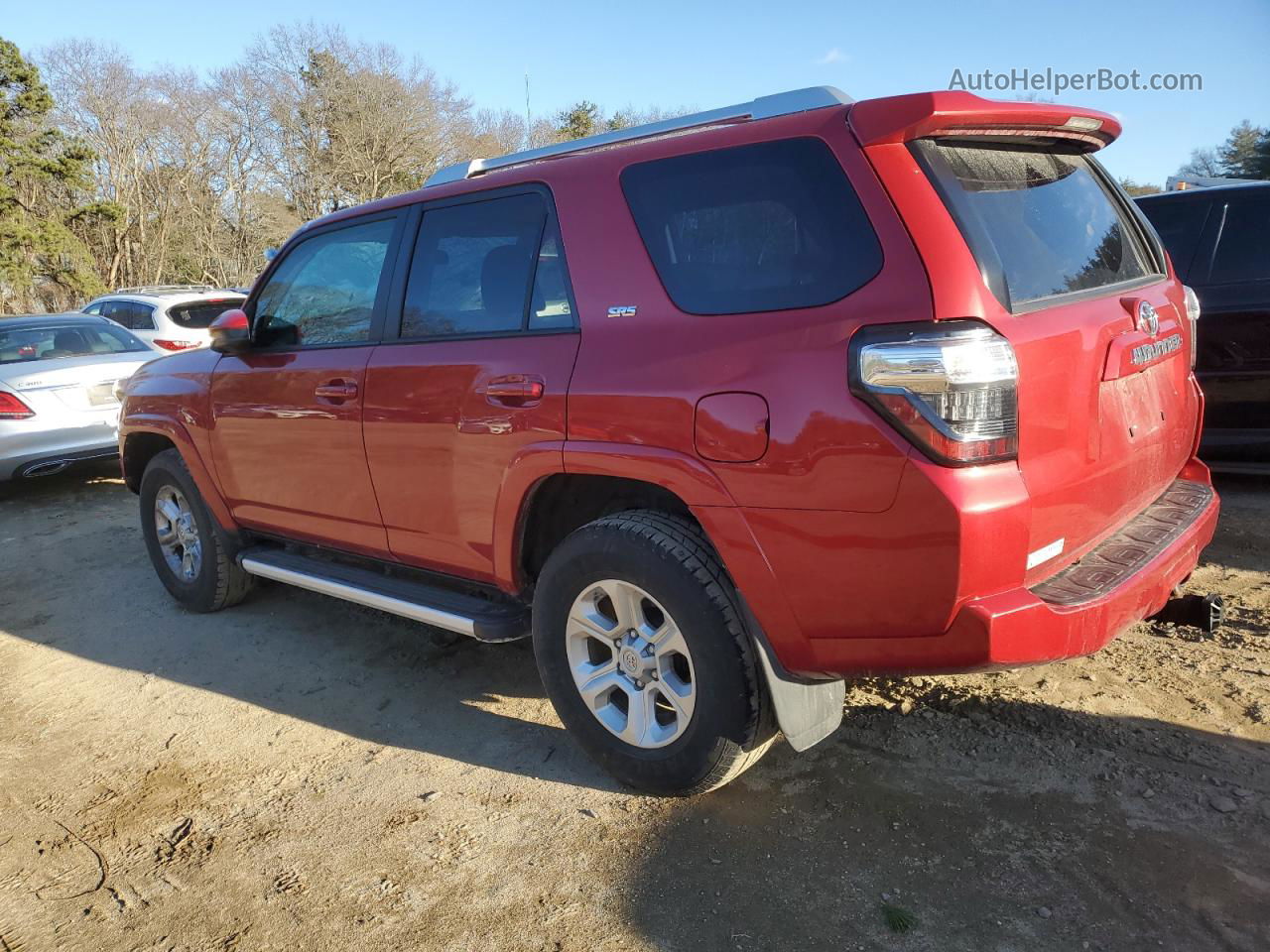 2014 Toyota 4runner Sr5 Красный vin: JTEBU5JR4E5170603