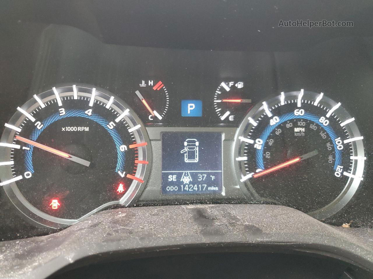 2014 Toyota 4runner Sr5 Красный vin: JTEBU5JR4E5170603