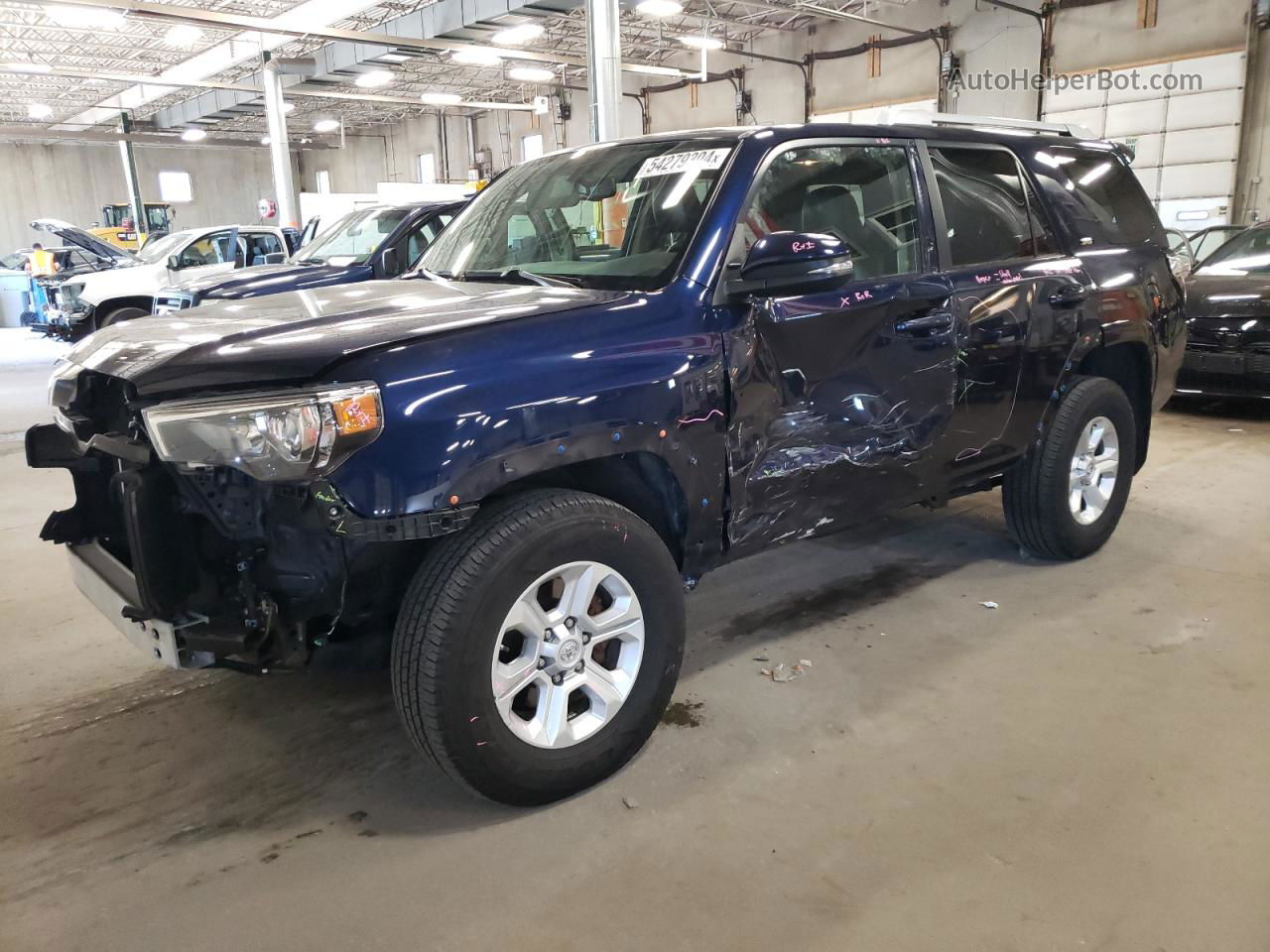 2014 Toyota 4runner Sr5 Blue vin: JTEBU5JR4E5189880