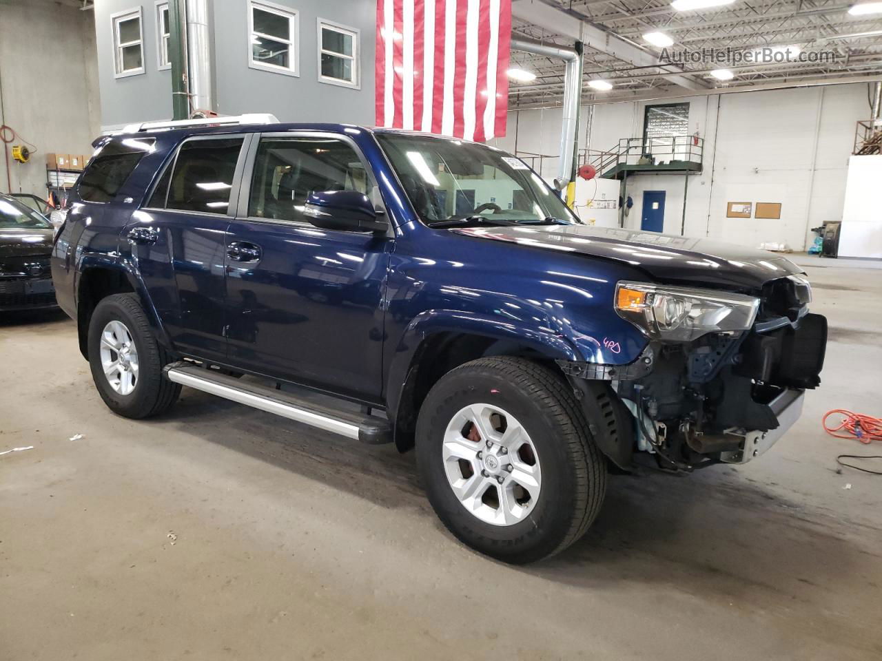 2014 Toyota 4runner Sr5 Blue vin: JTEBU5JR4E5189880