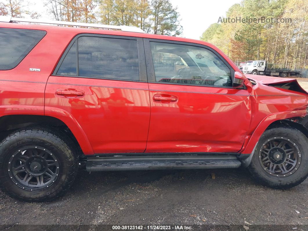 2017 Toyota 4runner Sr5 Red vin: JTEBU5JR4H5431698