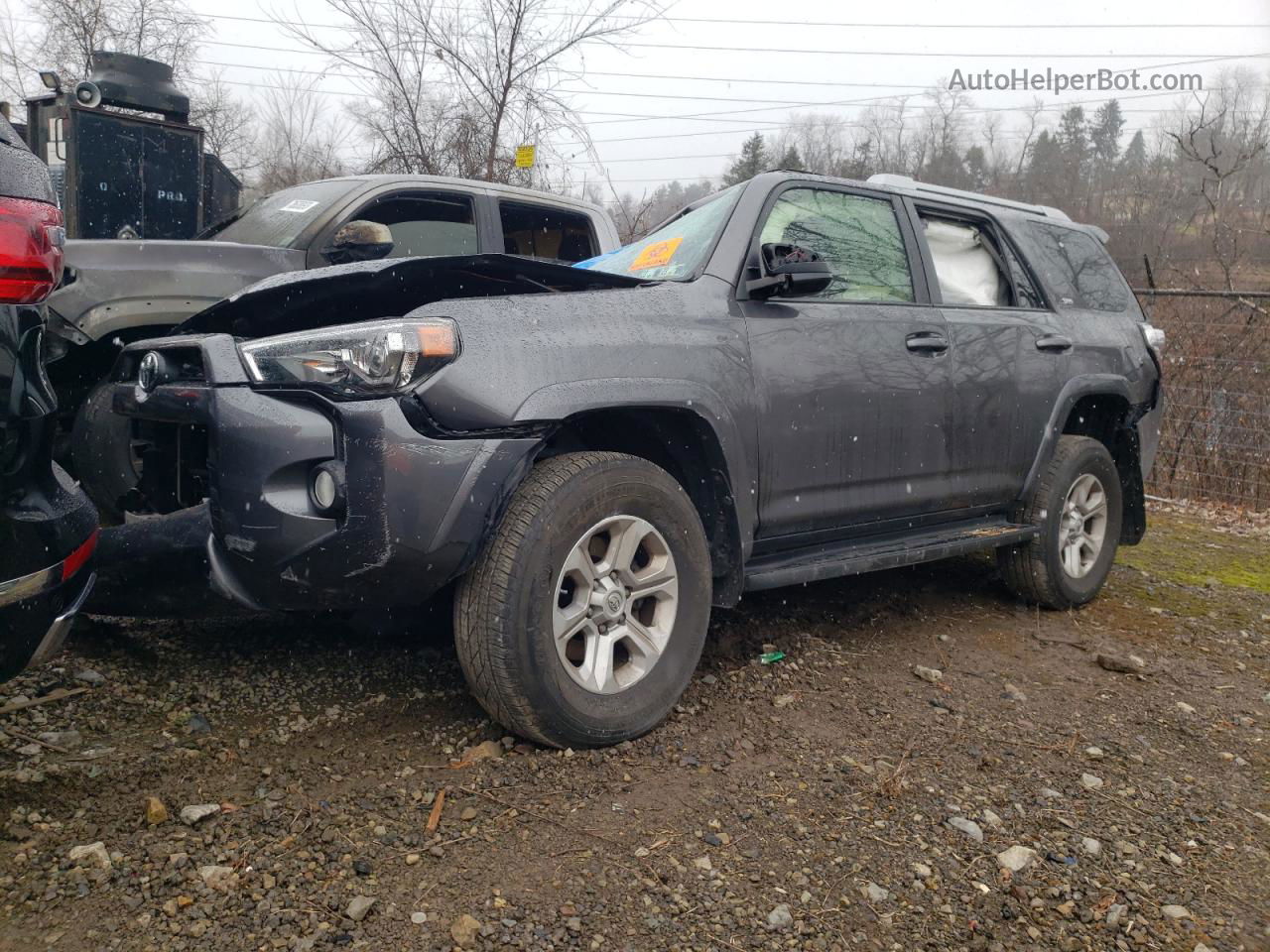 2017 Toyota 4runner Sr5/sr5 Premium Charcoal vin: JTEBU5JR4H5446203