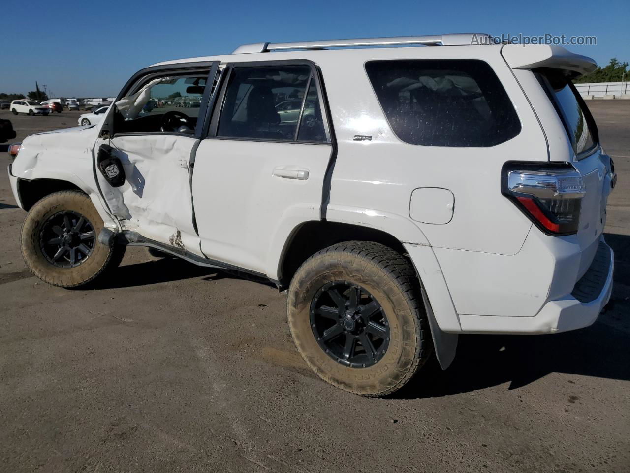 2017 Toyota 4runner Sr5/sr5 Premium White vin: JTEBU5JR4H5446489