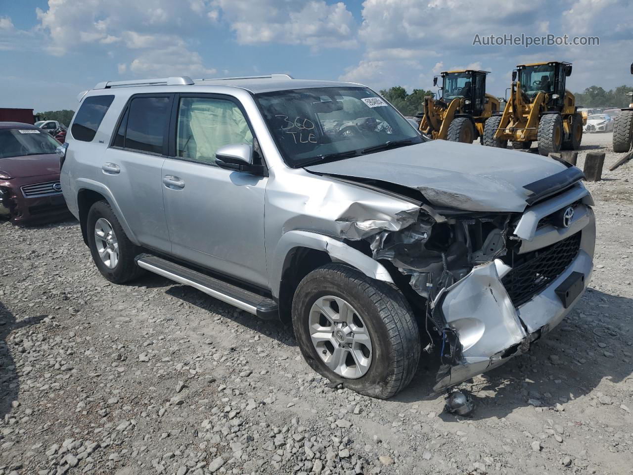 2017 Toyota 4runner Sr5/sr5 Premium Silver vin: JTEBU5JR4H5480030