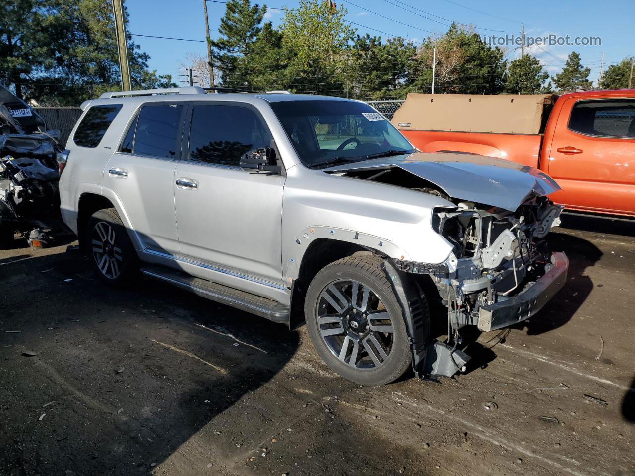 2014 Toyota 4runner Sr5 Gray vin: JTEBU5JR5E5179536