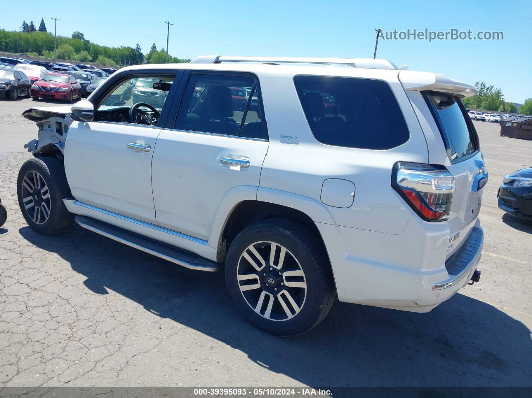 2014 Toyota 4runner Limited White vin: JTEBU5JR5E5183456