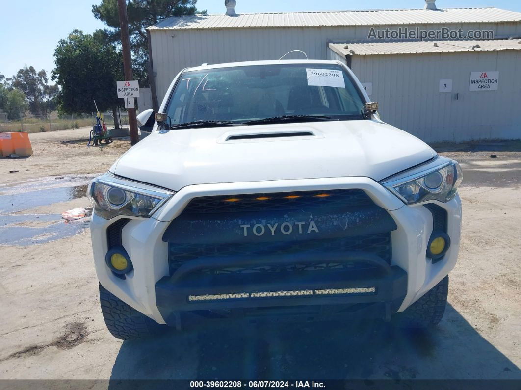 2017 Toyota 4runner Trd Off Road Premium White vin: JTEBU5JR5H5406874