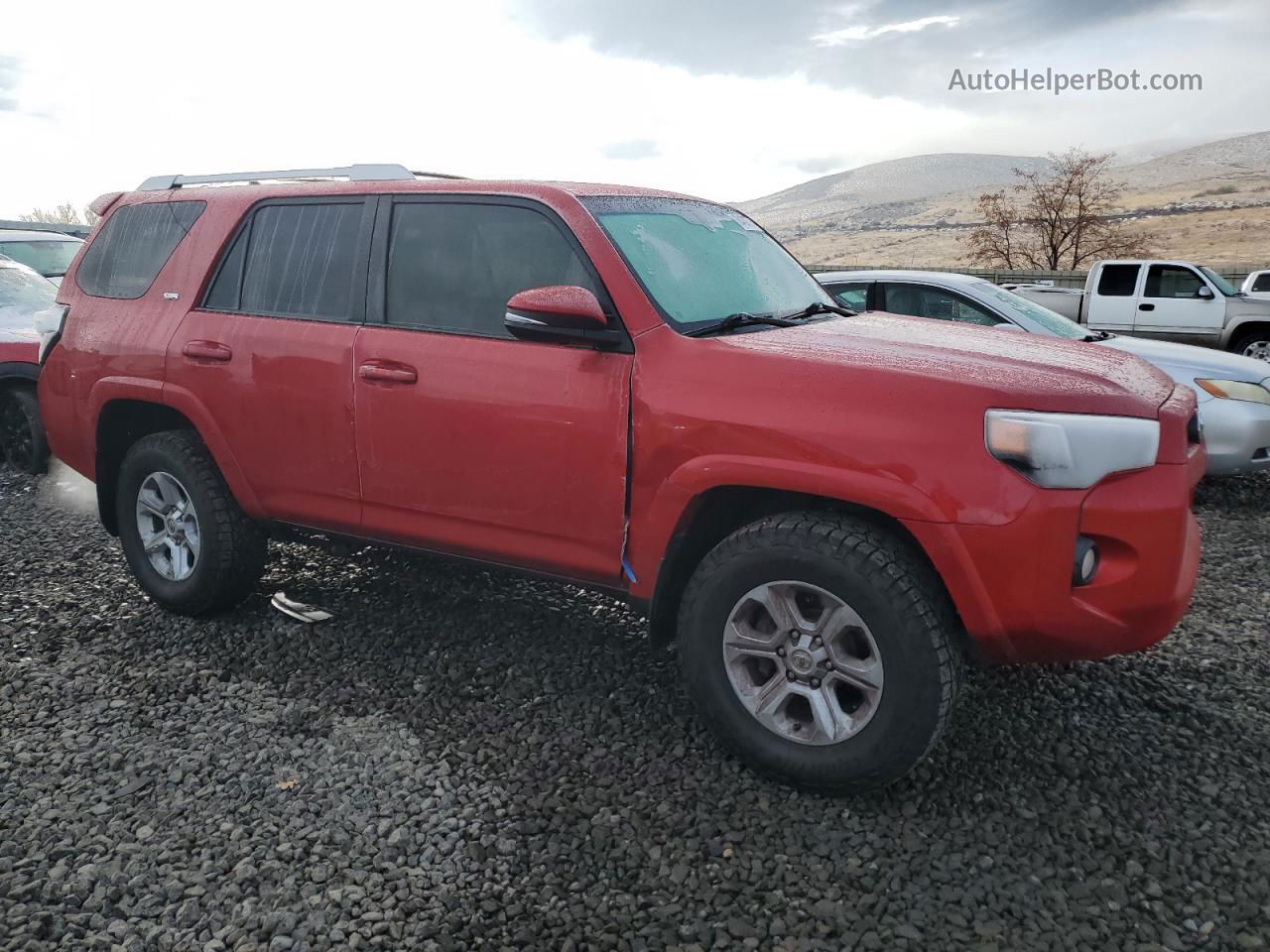 2017 Toyota 4runner Sr5/sr5 Premium Красный vin: JTEBU5JR5H5407670