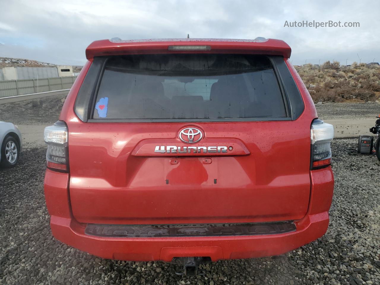 2017 Toyota 4runner Sr5/sr5 Premium Red vin: JTEBU5JR5H5407670