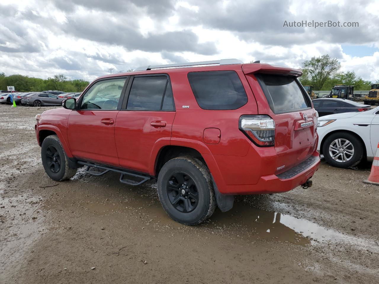 2017 Toyota 4runner Sr5/sr5 Premium Red vin: JTEBU5JR5H5414201