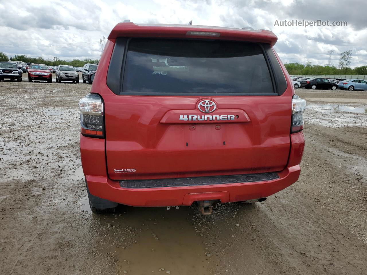 2017 Toyota 4runner Sr5/sr5 Premium Red vin: JTEBU5JR5H5414201