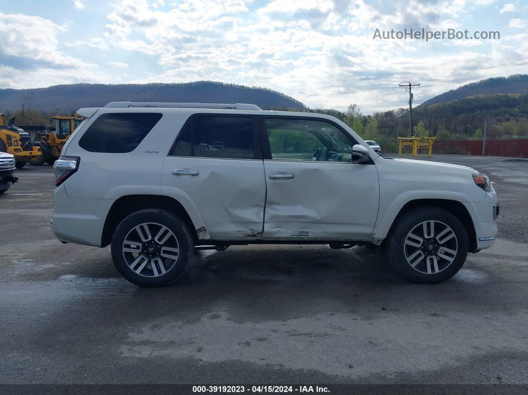 2017 Toyota 4runner Limited White vin: JTEBU5JR5H5414814