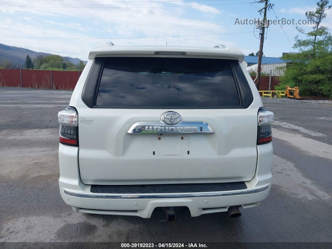 2017 Toyota 4runner Limited White vin: JTEBU5JR5H5414814