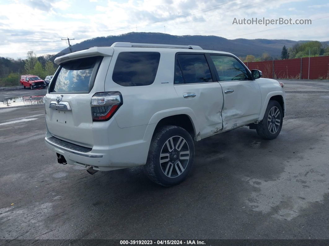 2017 Toyota 4runner Limited White vin: JTEBU5JR5H5414814