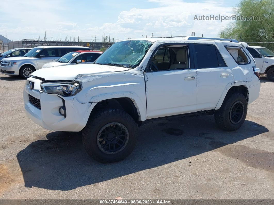 2017 Toyota 4runner Sr5 White vin: JTEBU5JR5H5436389