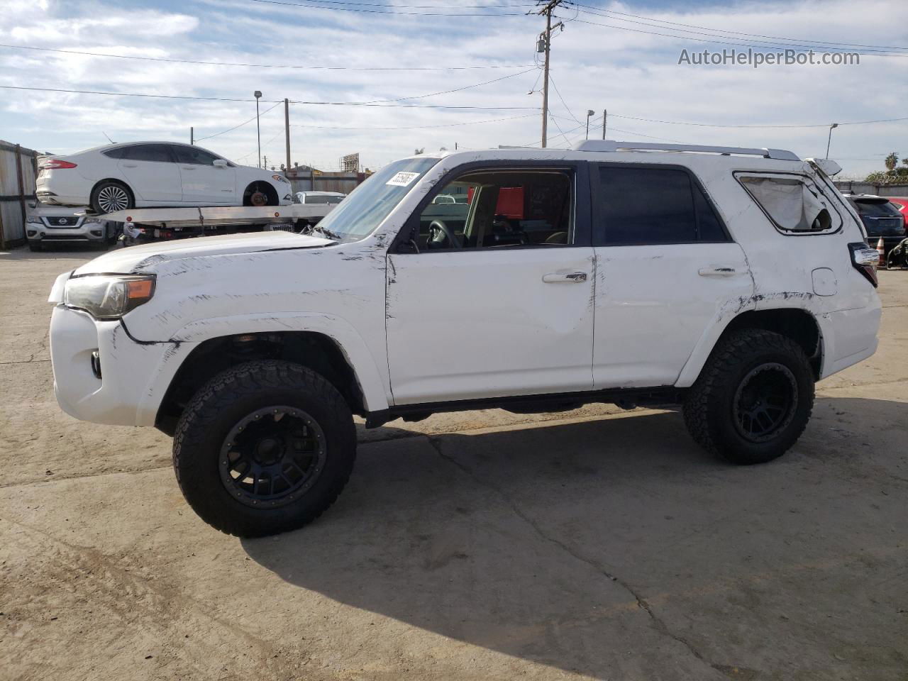 2017 Toyota 4runner Sr5/sr5 Premium White vin: JTEBU5JR5H5436389