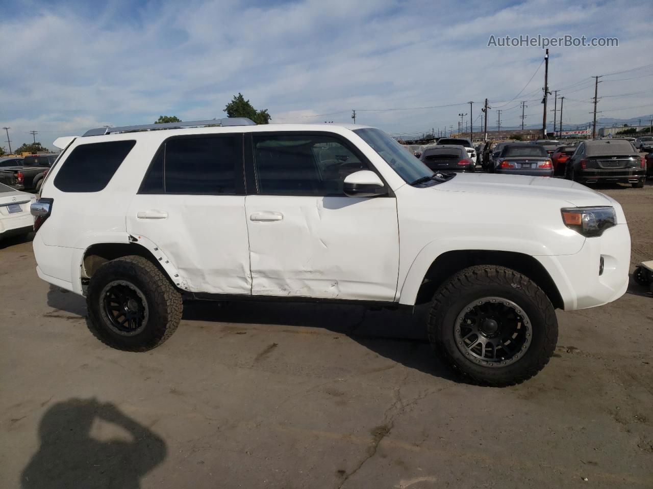 2017 Toyota 4runner Sr5/sr5 Premium White vin: JTEBU5JR5H5436389