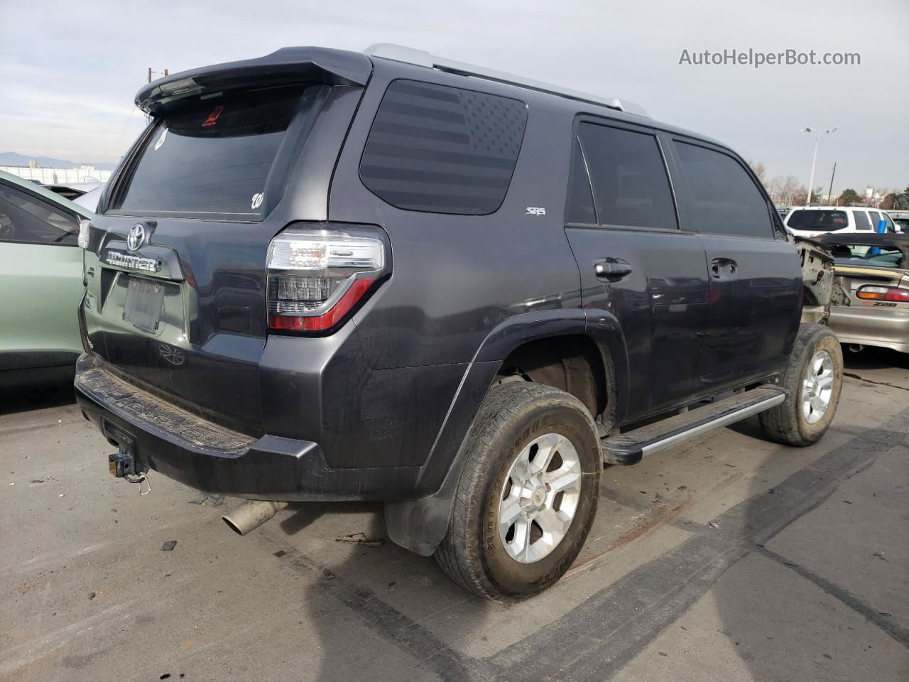 2017 Toyota 4runner Sr5/sr5 Premium Gray vin: JTEBU5JR5H5441446