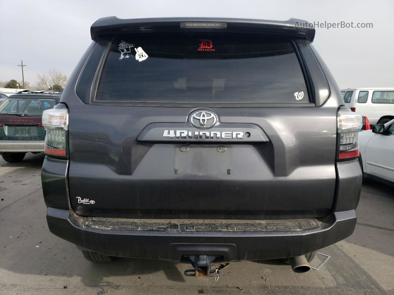 2017 Toyota 4runner Sr5/sr5 Premium Gray vin: JTEBU5JR5H5441446