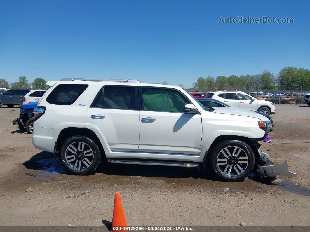 2017 Toyota 4runner Limited White vin: JTEBU5JR5H5462359