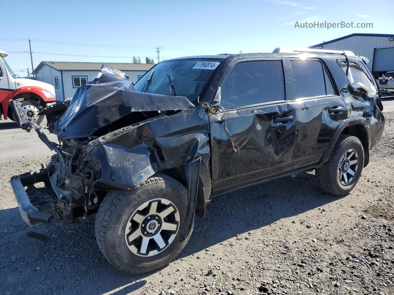 2014 Toyota 4runner Sr5 Black vin: JTEBU5JR6E5154953