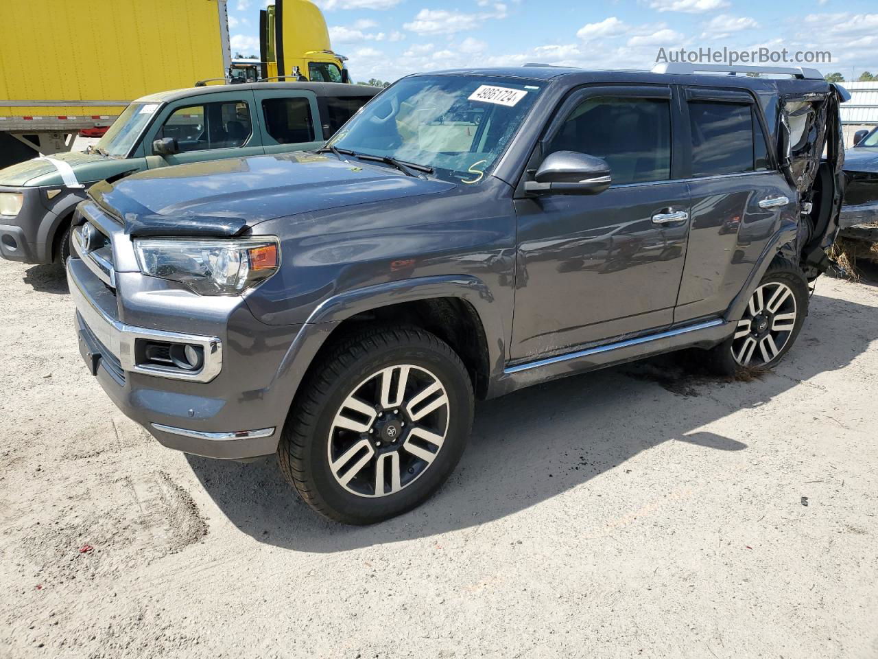 2014 Toyota 4runner Sr5 Gray vin: JTEBU5JR6E5155021