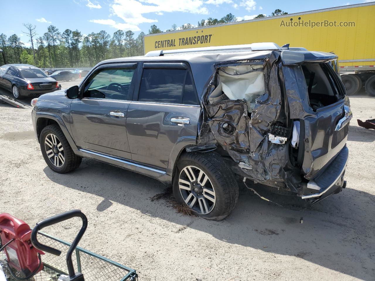 2014 Toyota 4runner Sr5 Gray vin: JTEBU5JR6E5155021