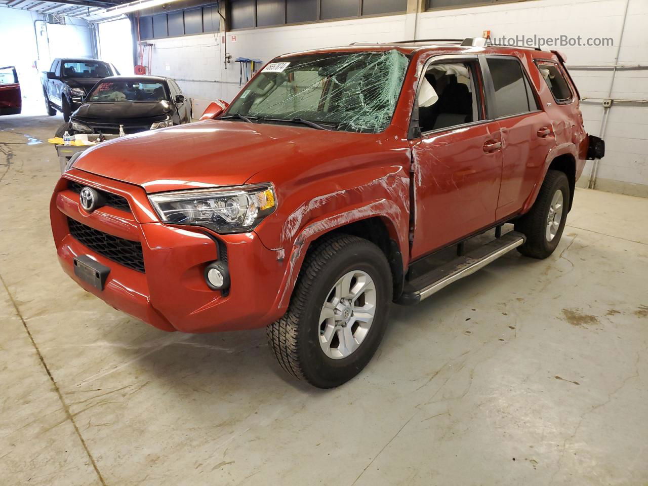 2014 Toyota 4runner Sr5 Красный vin: JTEBU5JR6E5175463