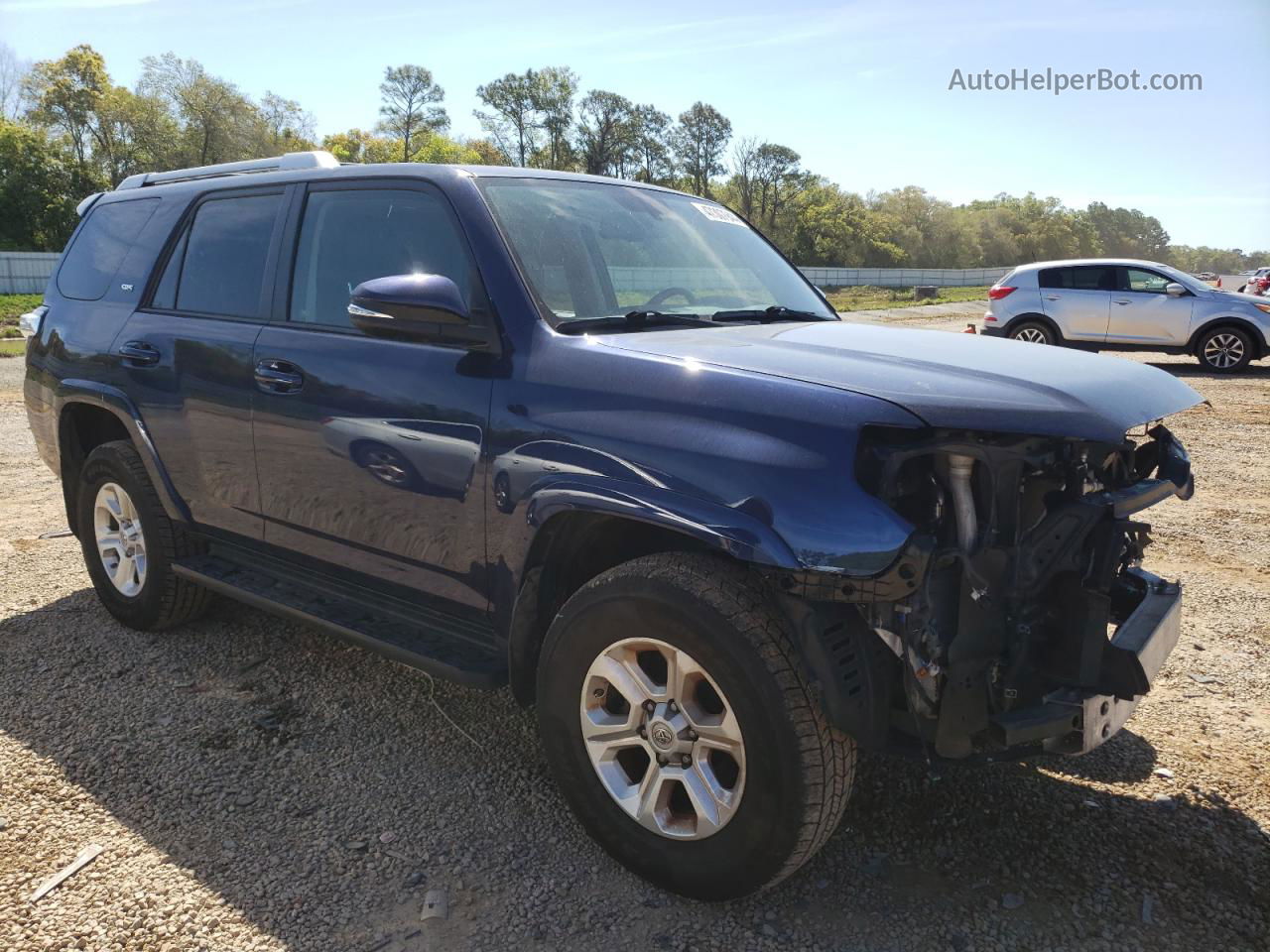 2014 Toyota 4runner Sr5 Blue vin: JTEBU5JR6E5181098