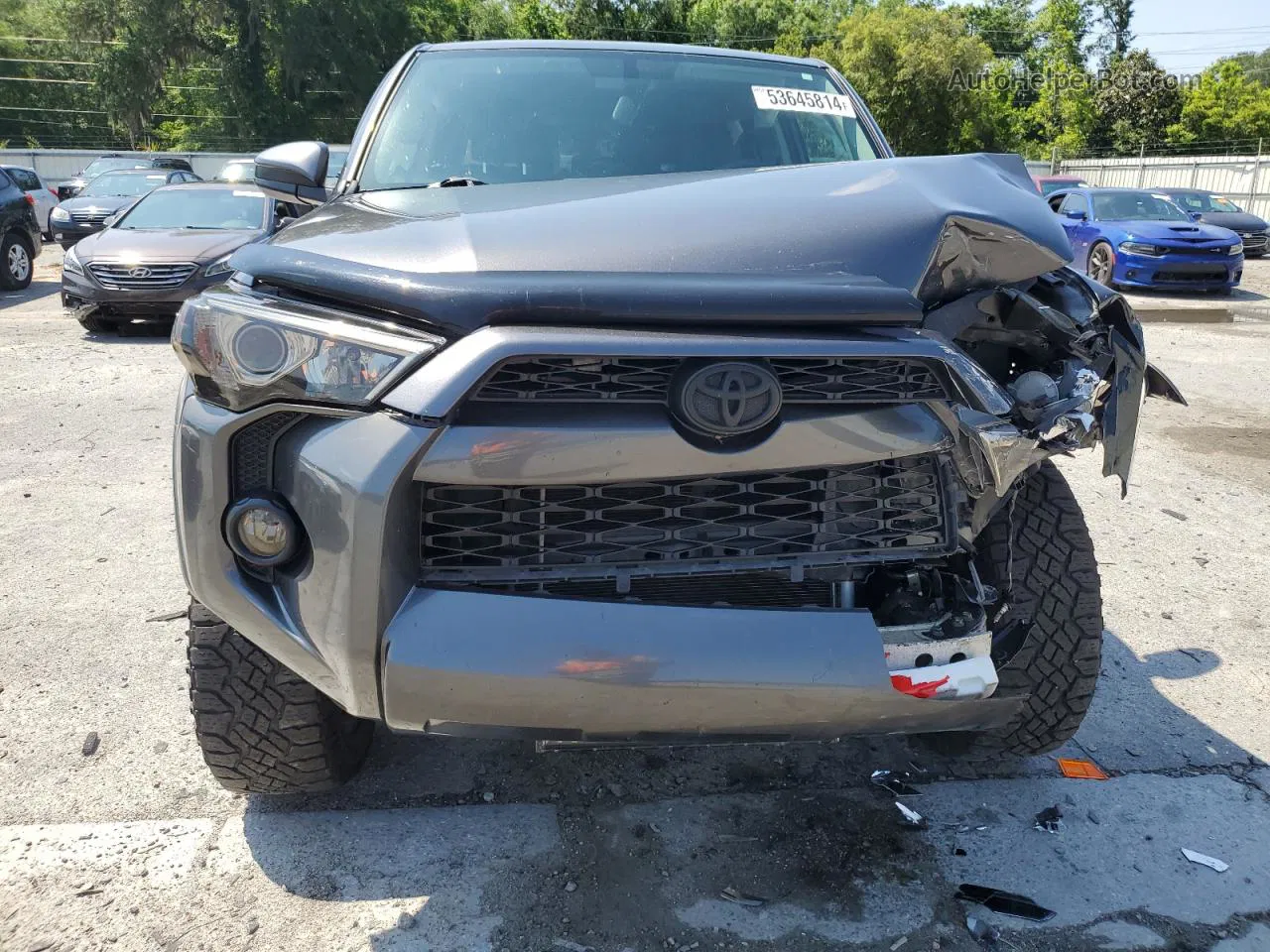 2017 Toyota 4runner Sr5/sr5 Premium Gray vin: JTEBU5JR6H5417964