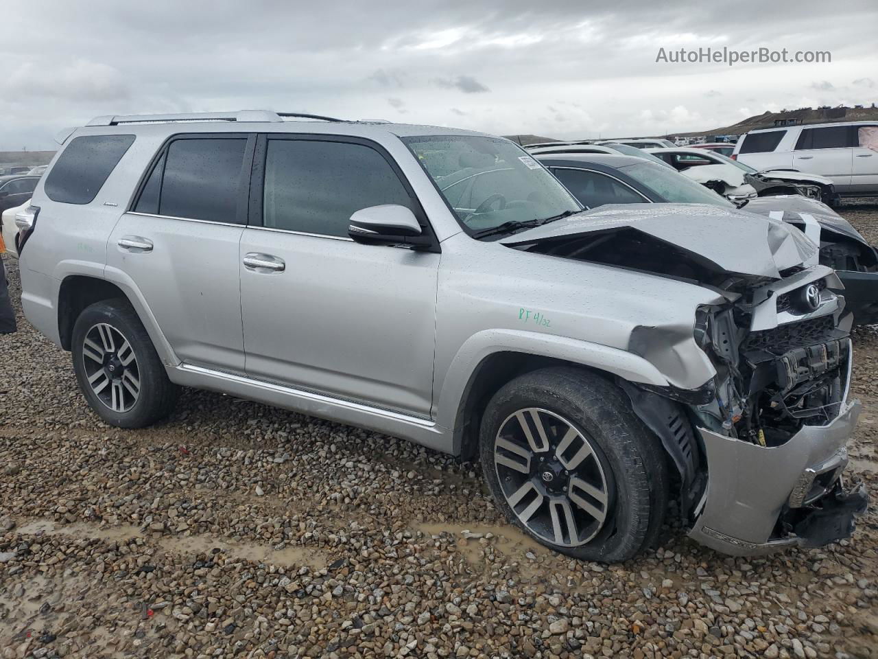 2017 Toyota 4runner Sr5/sr5 Premium Silver vin: JTEBU5JR6H5419651