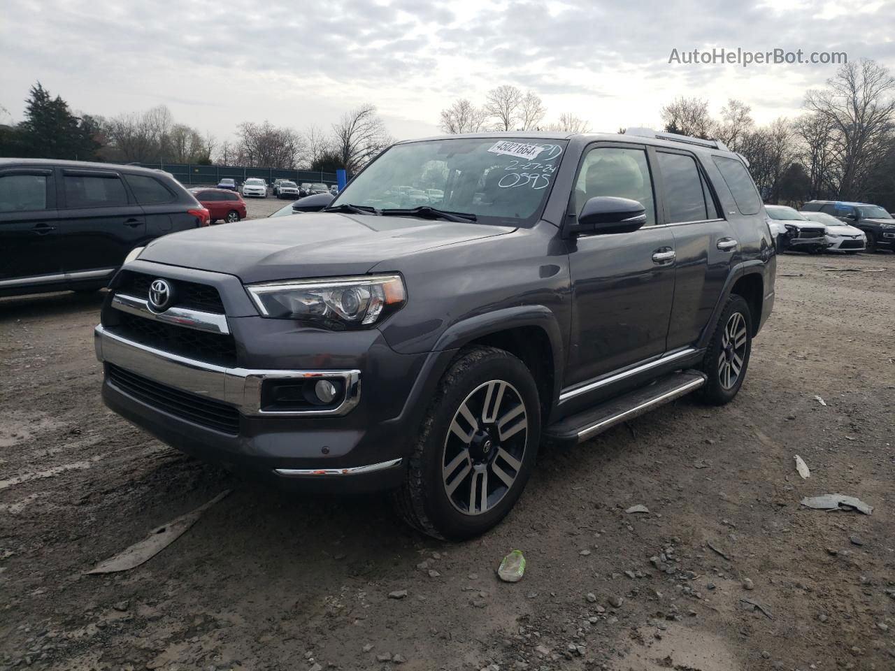 2017 Toyota 4runner Sr5/sr5 Premium Gray vin: JTEBU5JR6H5420959