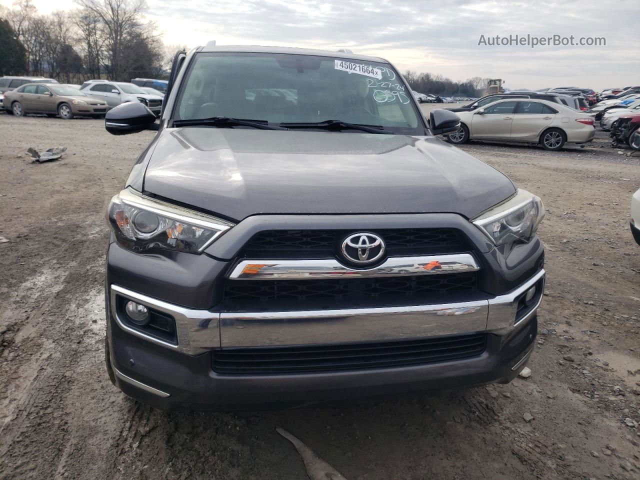 2017 Toyota 4runner Sr5/sr5 Premium Gray vin: JTEBU5JR6H5420959