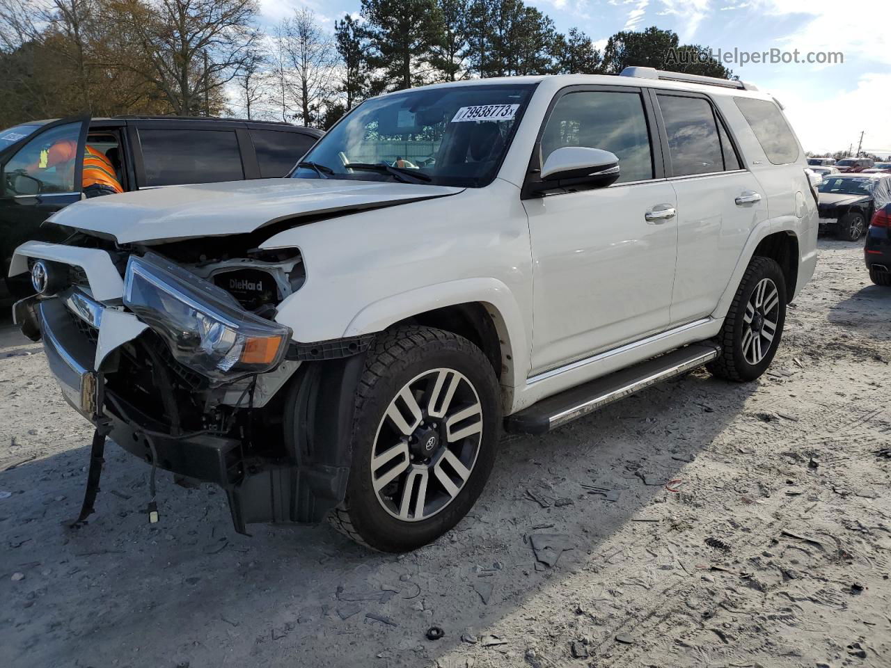 2017 Toyota 4runner Sr5/sr5 Premium White vin: JTEBU5JR6H5438734